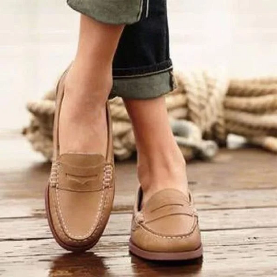 Women Slip On Loafers Low Heel Loafers