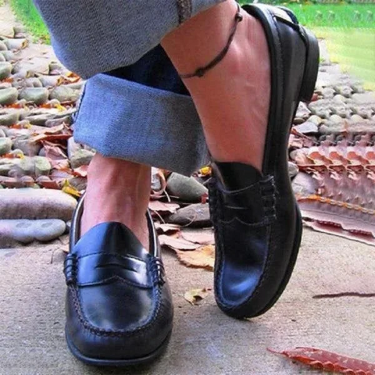 Women Slip On Loafers Low Heel Loafers
