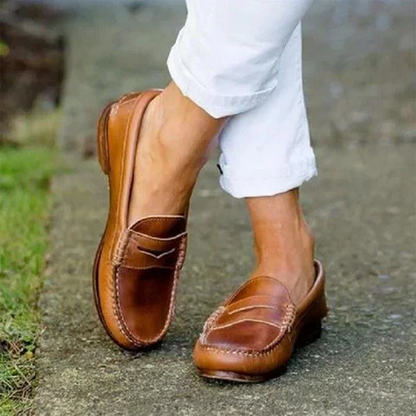 Women Slip On Loafers Low Heel Loafers